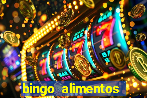 bingo alimentos para imprimir